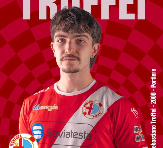 Sebastiano Troffei portiere classe 2008, "Seba" arriva da alcuni infortuni pesanti che ultimamente lo hanno condizionato nel suo rendimento, ma la sua forza di volontà, lo porterà presto a tornare sui livelli che gli competono.